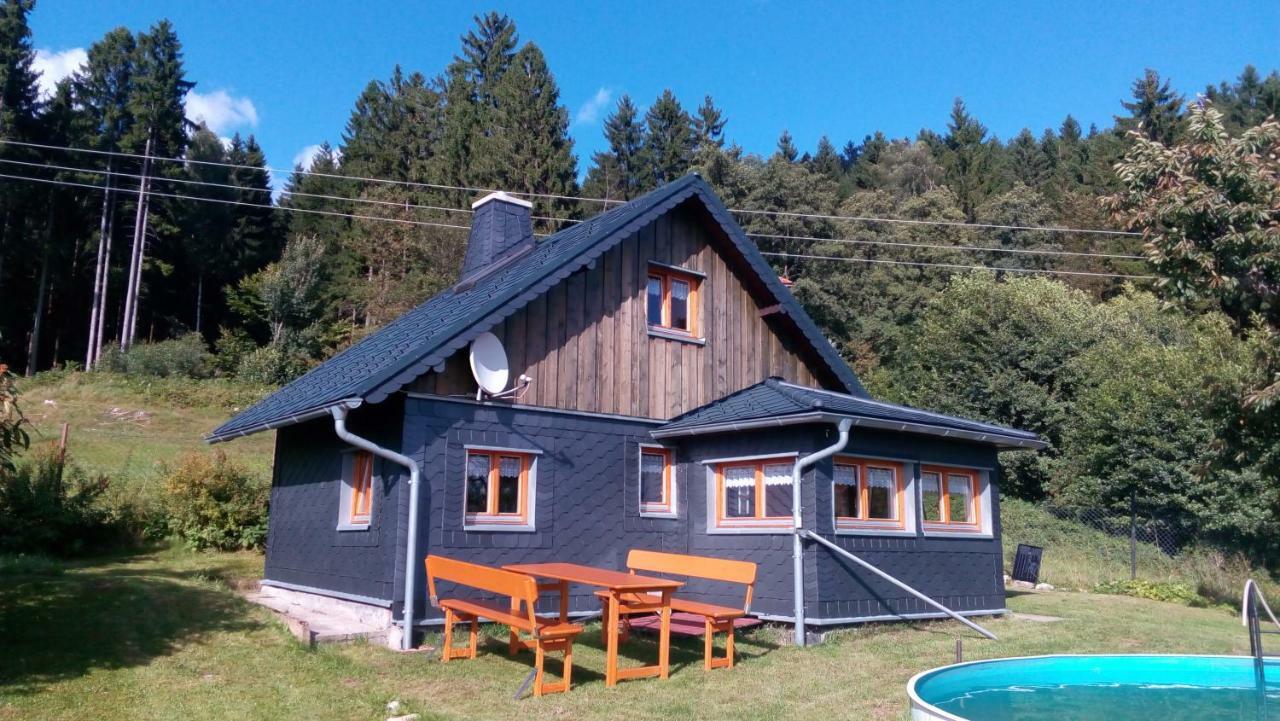 Ferienhaeuschen Blessberg Villa Schalkau Eksteriør billede